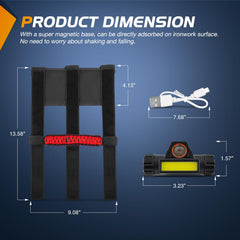 Nilight UTV Dome Light with flood beam widens view