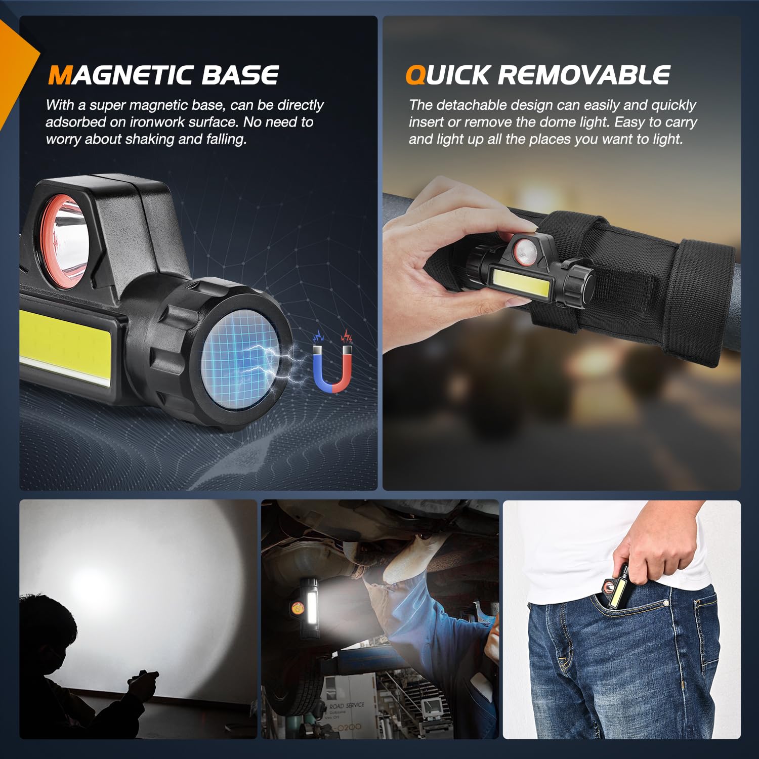 Nilight UTV Dome Light grab handle provides easy grip