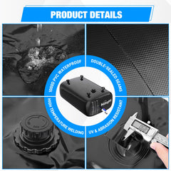 Nilight water bladder four-handles boost portability and secure setup