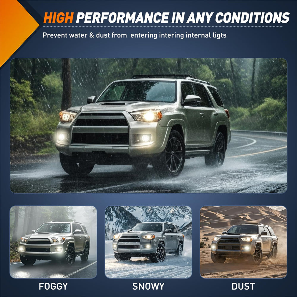 Nilight weather-resistant fog light designed to withstand harsh road conditions.