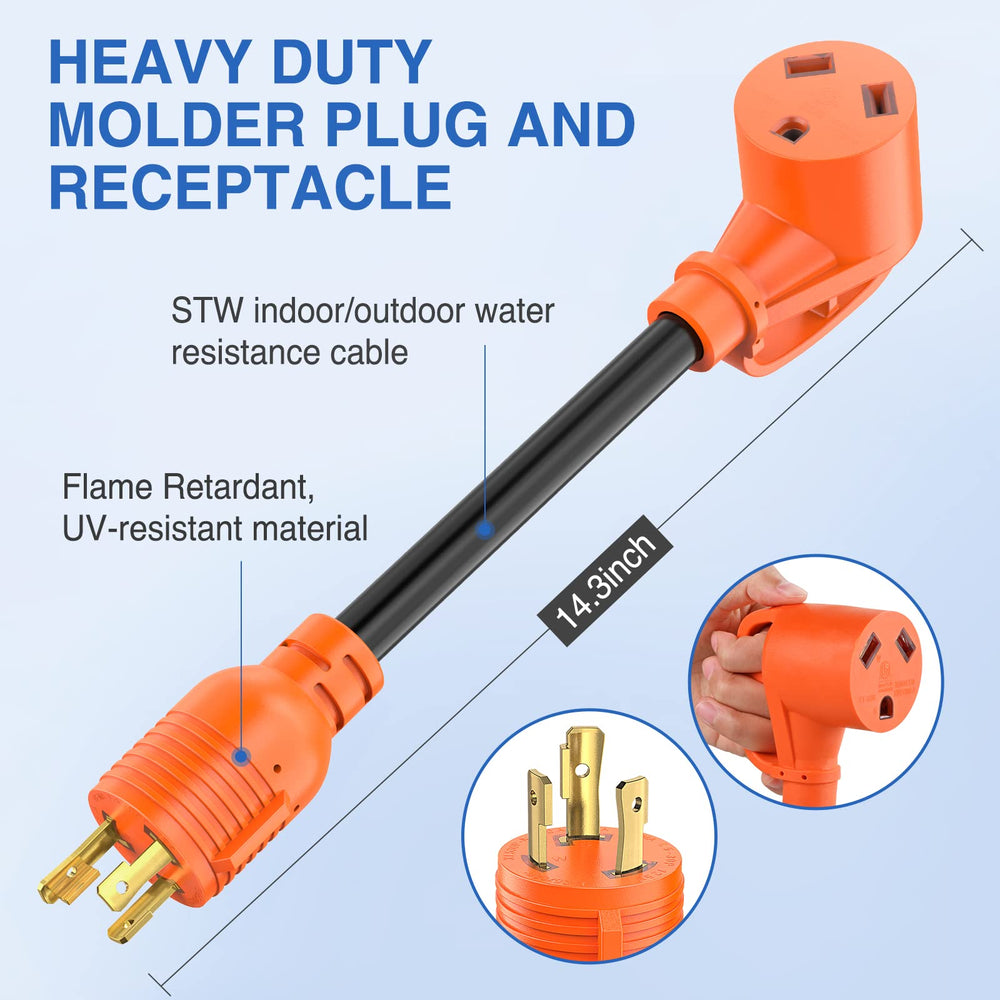 Nilight Weather-resistant outdoor cord demonstrates protection against wind, rain, and snow.