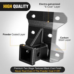 Nilight welded thick-tube design delivers added strength for demanding towing.