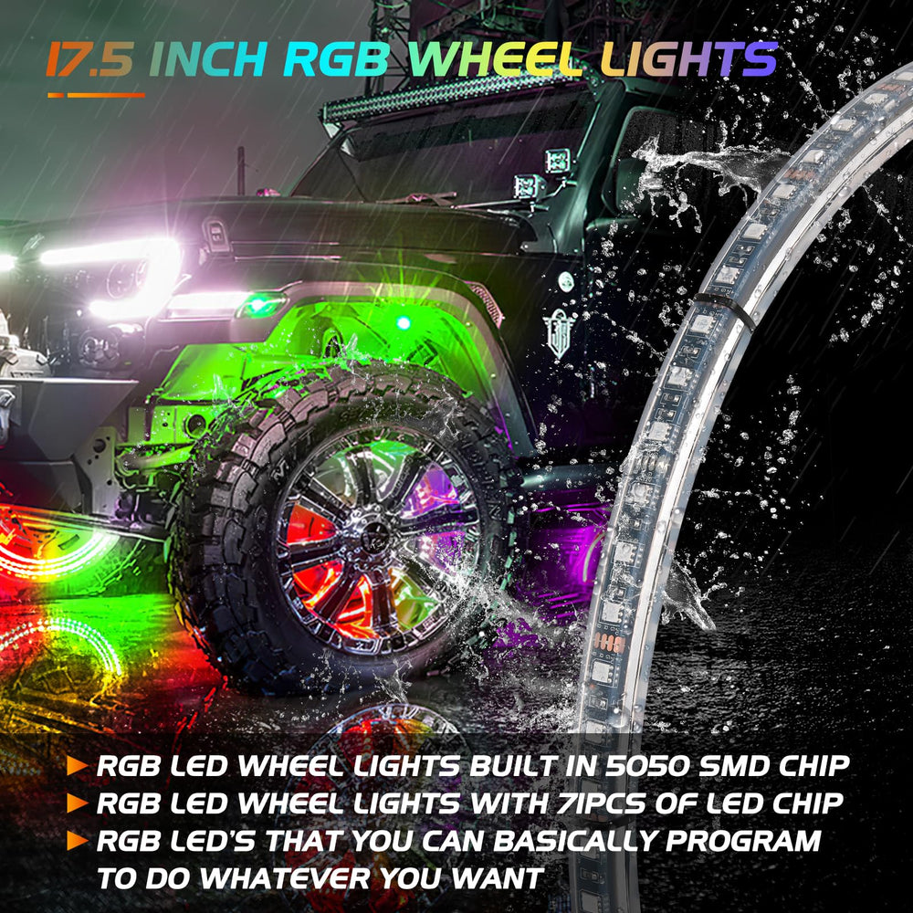 Nilight IP67 waterproof rating ensures reliable operation in rain conditions.