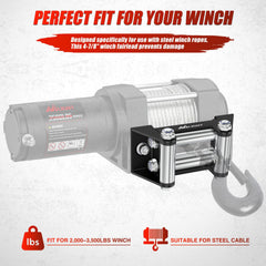 Nilight winch fairlead bracket close-up showcasing heavy-duty durability for off-road use