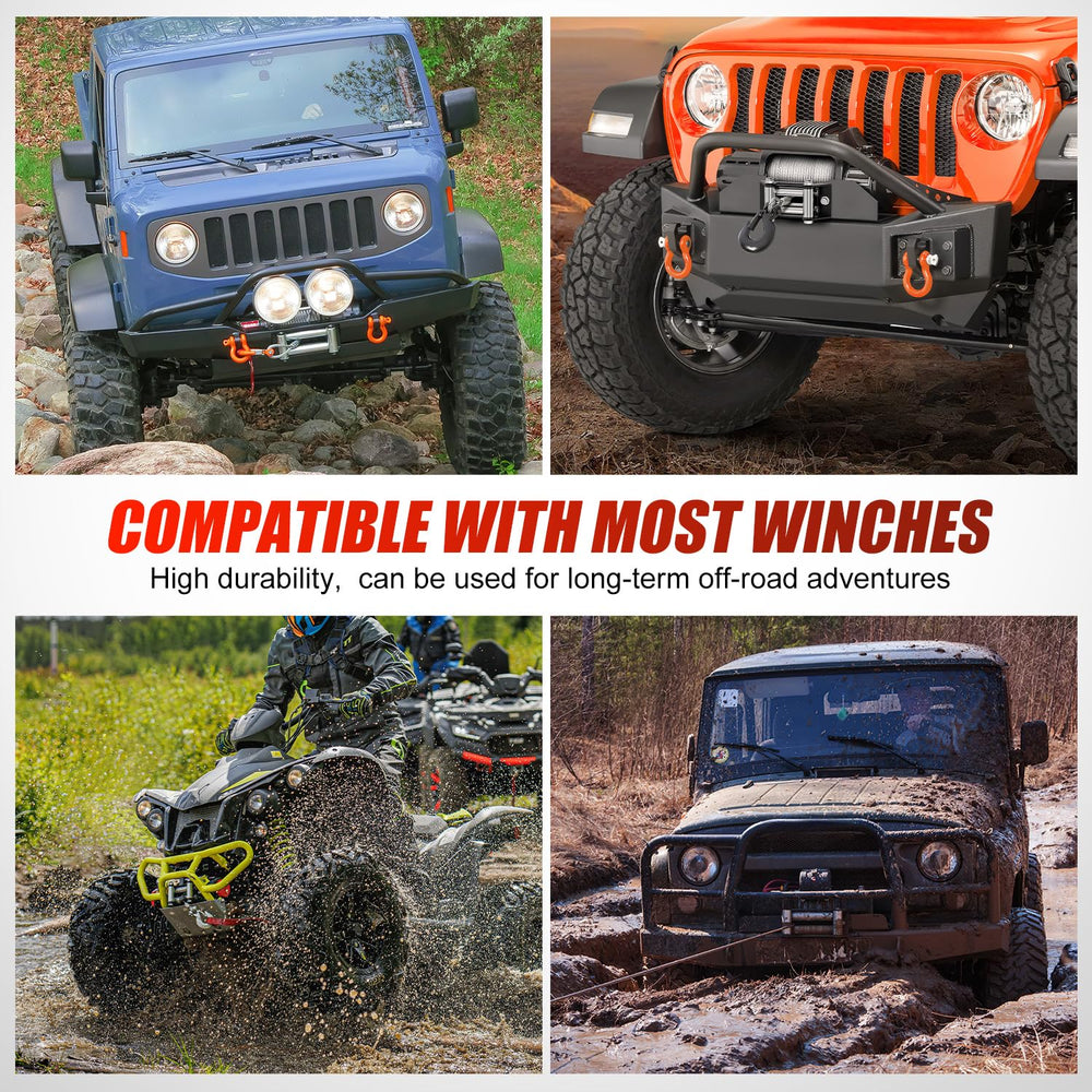 Nilight winch fairlead installed on vehicle demonstrates quick off-road readiness