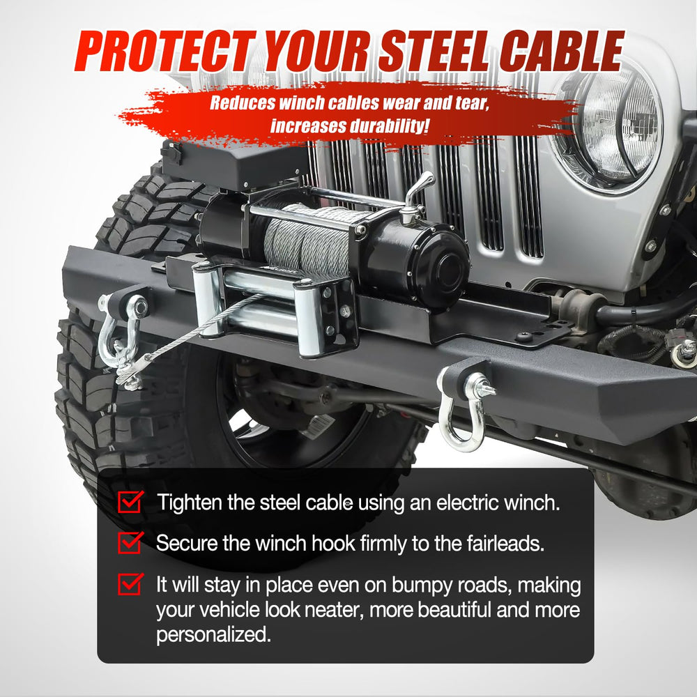 Nilight winch fairlead mounted on a UTV demonstrating real-world off-road setup.
