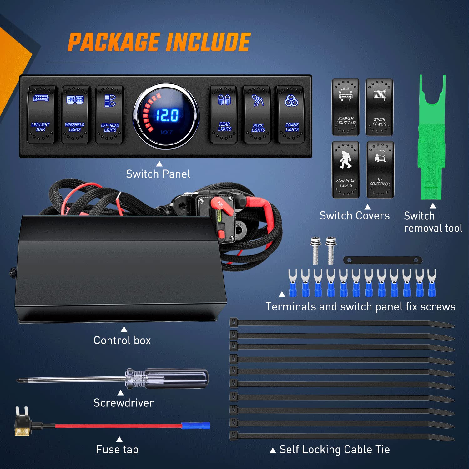 Nilight wiring and terminals kit simplifies peripheral connections