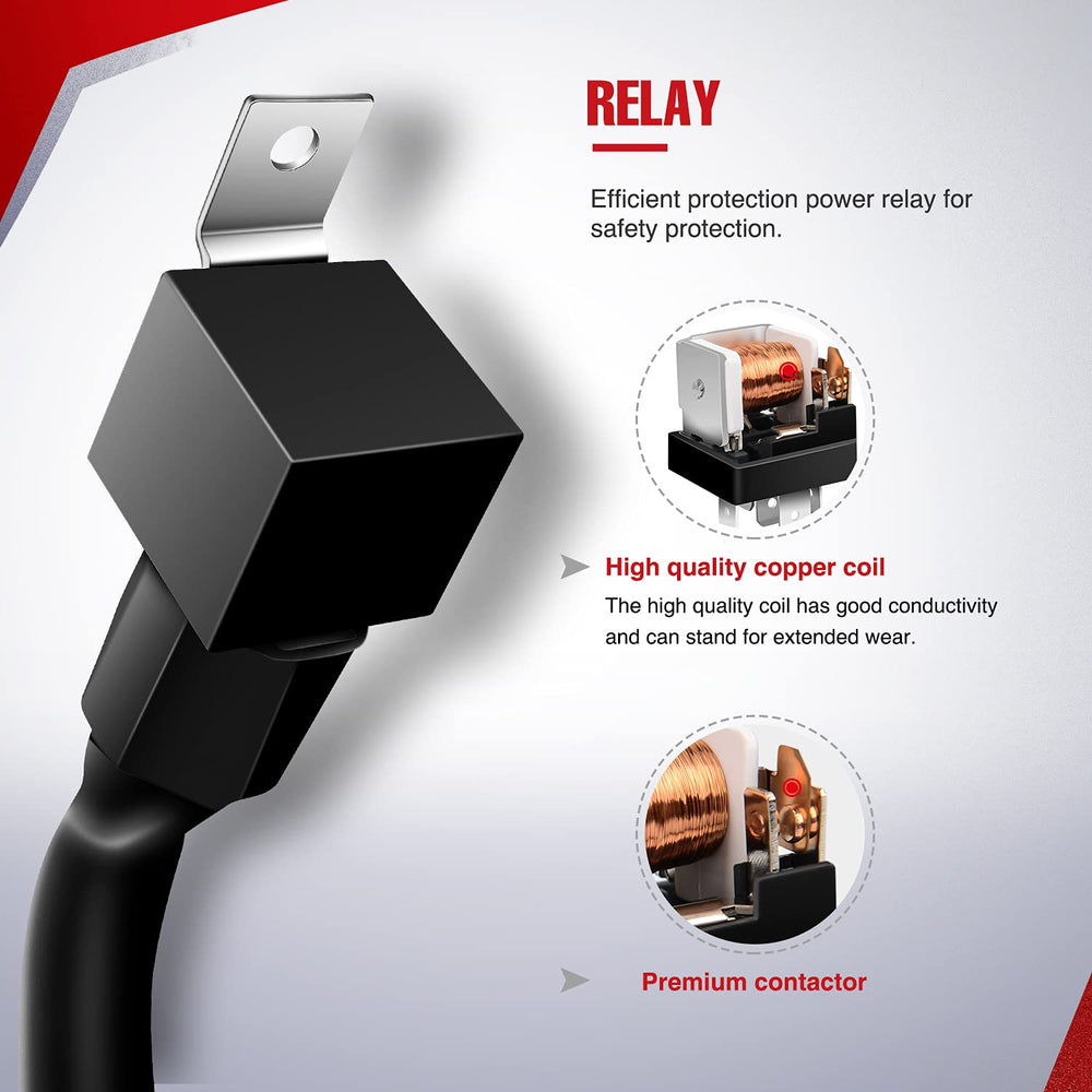 Nilight illuminated switch glows red when active for quick, clear status.