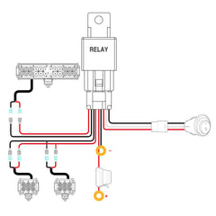 Nilight Zh004 18W flood pod right supports wide-area illumination for approach visibility