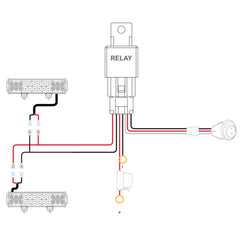 Nilight ZH303 sliding bracket mount for adjustable, secure installation