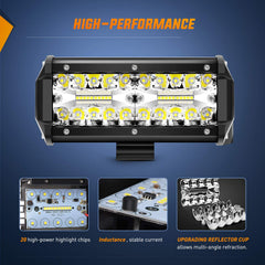 Nilight ZH303 LED chips close-up demonstrating high-quality components
