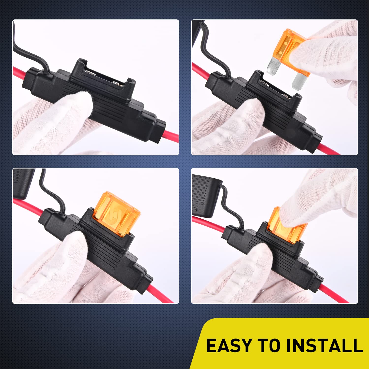 Nilight zinc alloy terminal assembly resists corrosion for reliable connections.