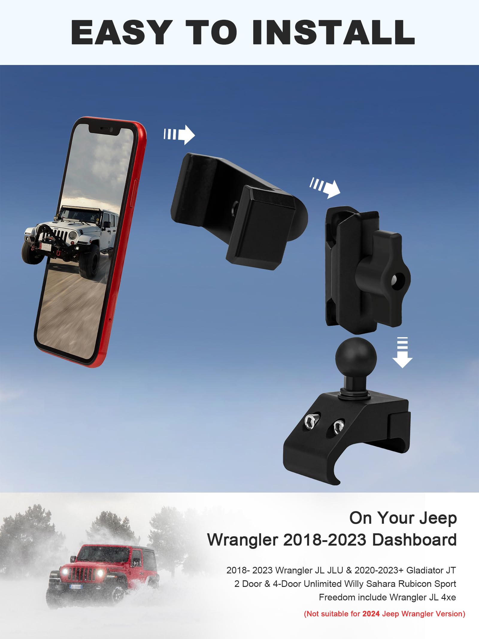 Nilkatss Jeep Wrangler compatibility with JL/JLU and Gladiator JT models