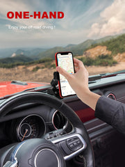 Nilkatss stable aluminum phone holder protects devices on rough terrain