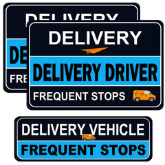 NIMONA 3-pack delivery magnets on car door for high visibility