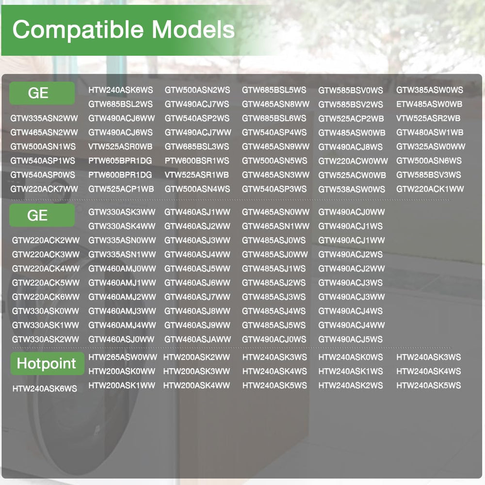Ninayu compatibility list image helps verify GE/Hotpoint fit before purchase