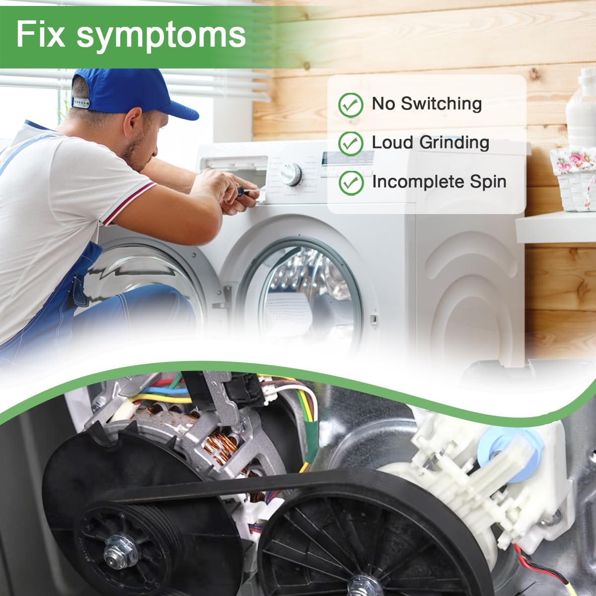 Ninayu washer clutch WH05X24185 enables smooth drum engagement during cycles