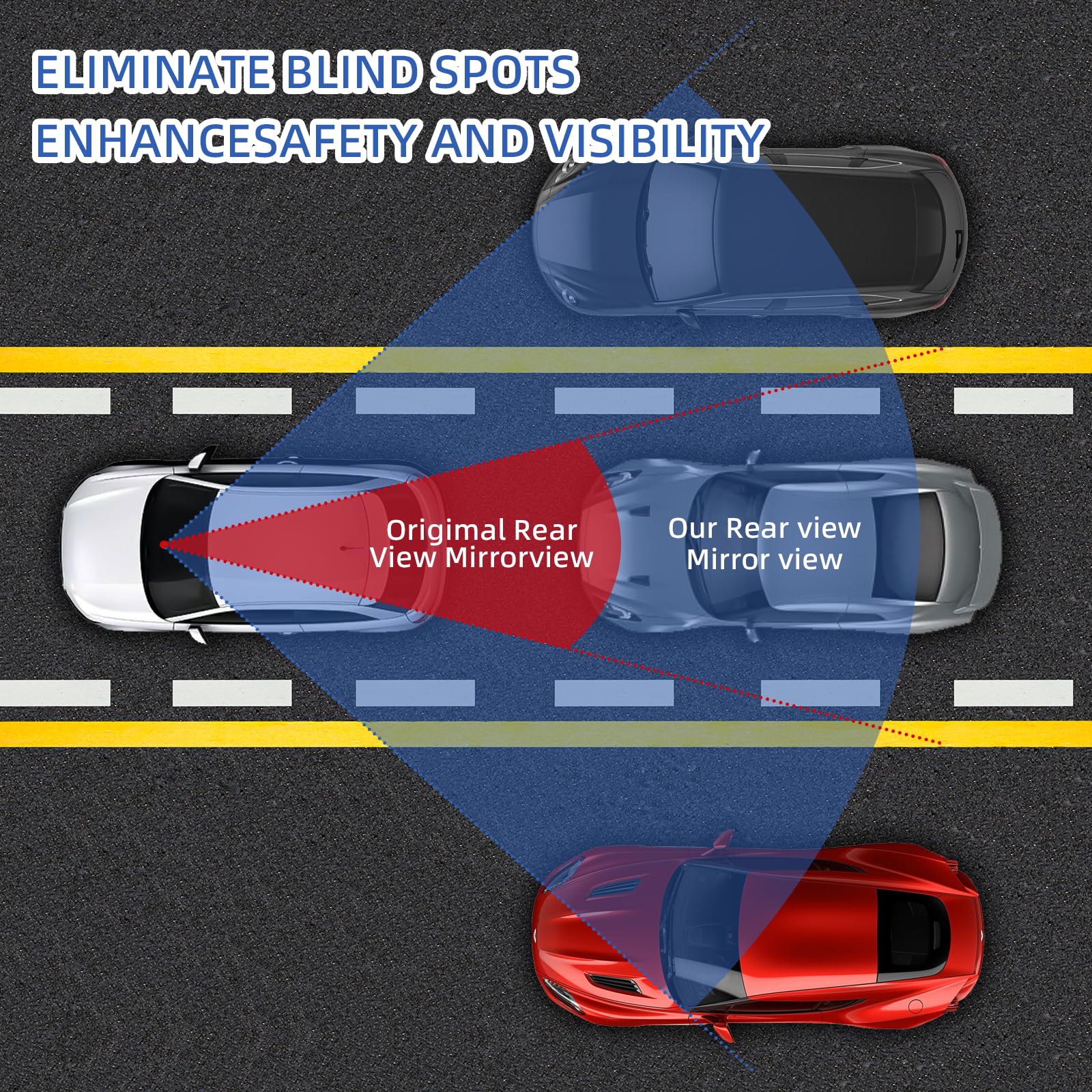 NINGFIST Broadway quick-install mirror clips on in seconds.