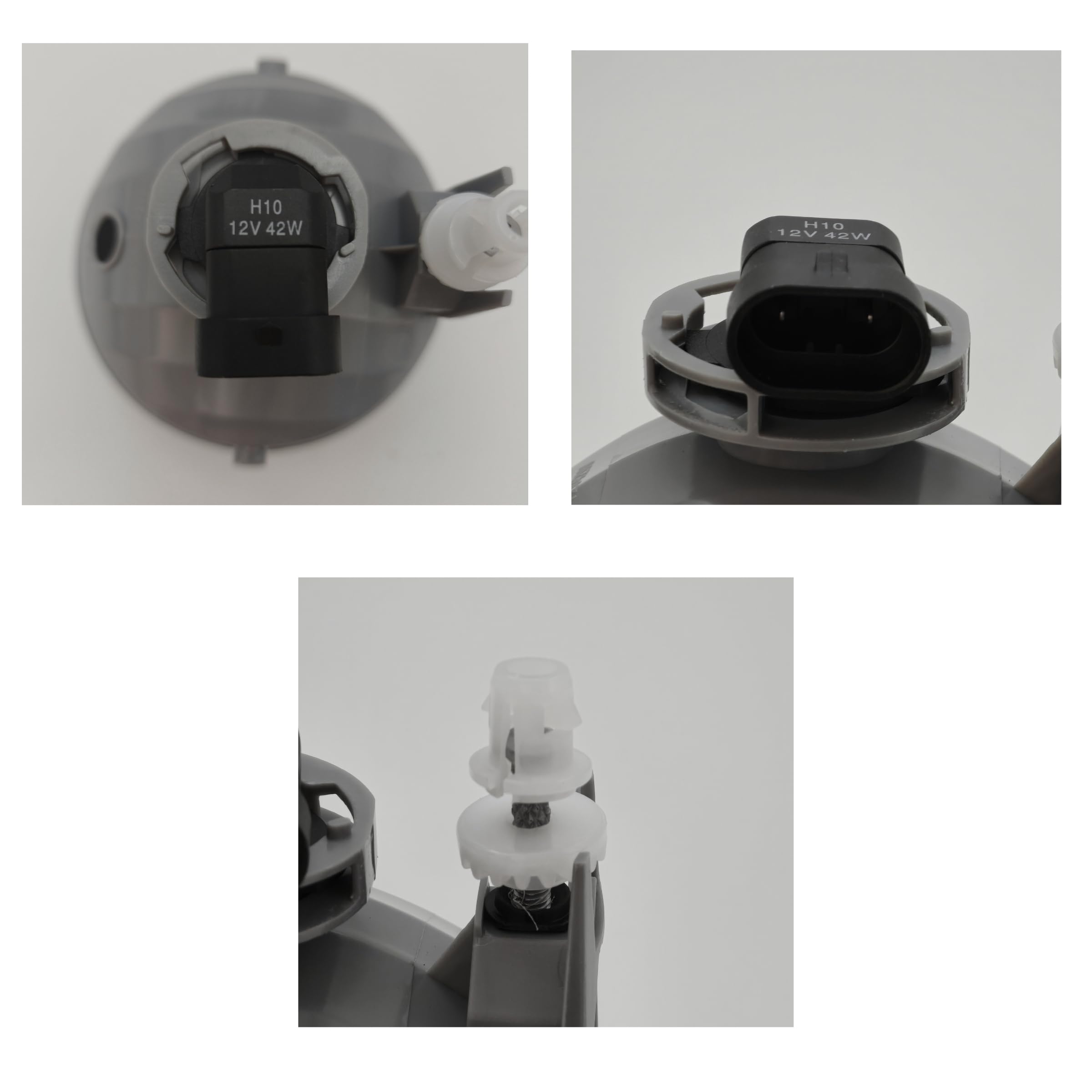 Nioboee fog light weather sealed housing protects against moisture and dust