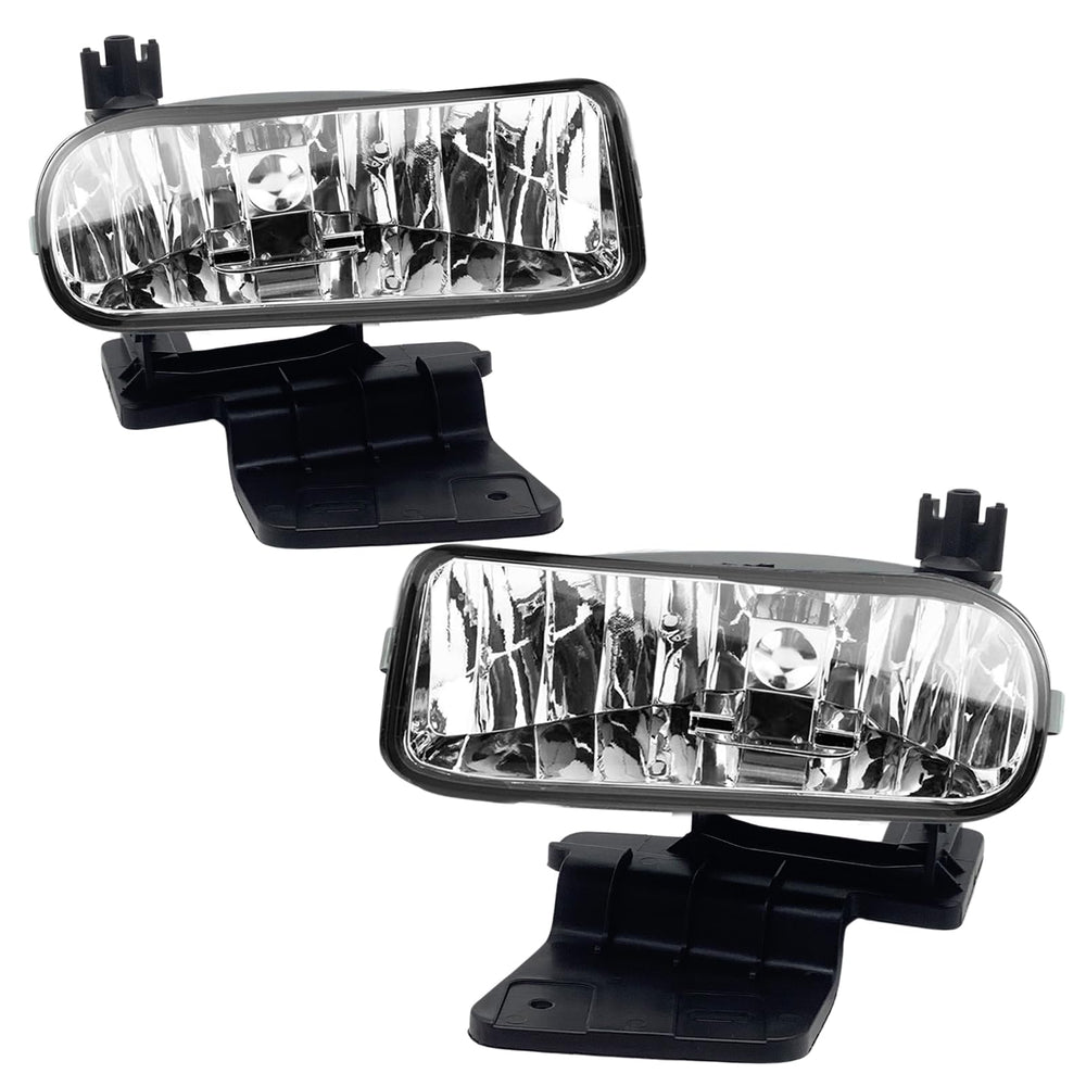 Nioboee fog light left for Silverado with clear lens enhances nighttime visibility.