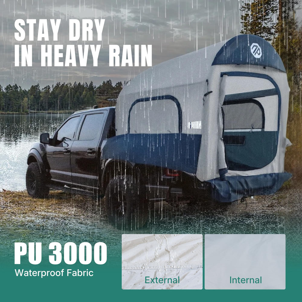 Niphean built in rainfly adds extra weather protection for wet nights
