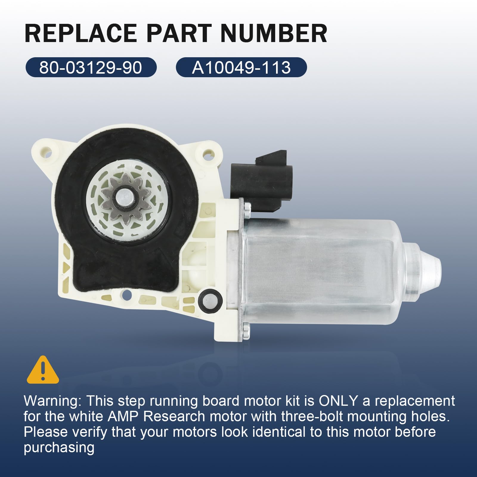 Nirakoka electric side step motor package powers easy access to your cab.