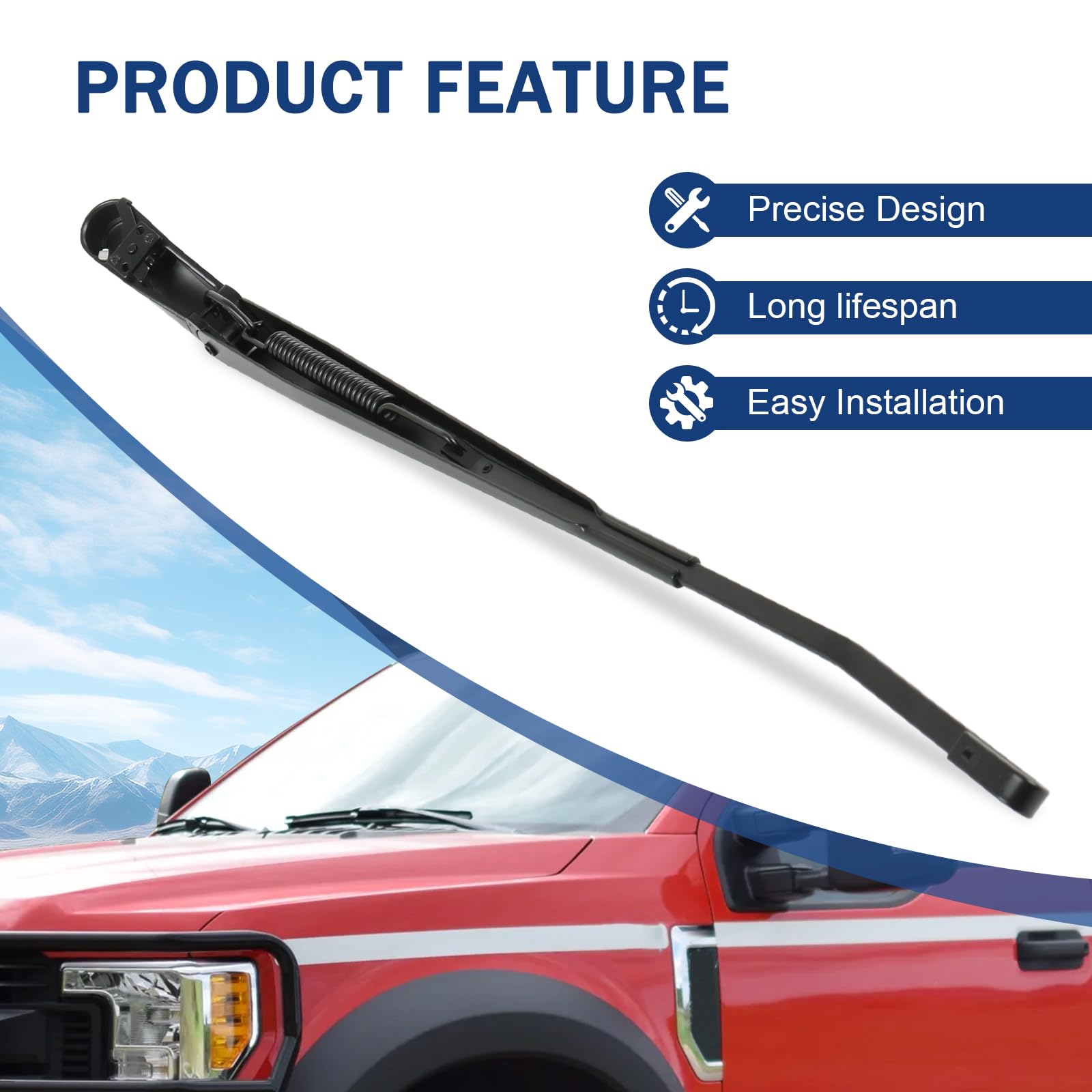 Nirakoka wiper arm for F-250/F-350 Super Duty delivers reliable performance