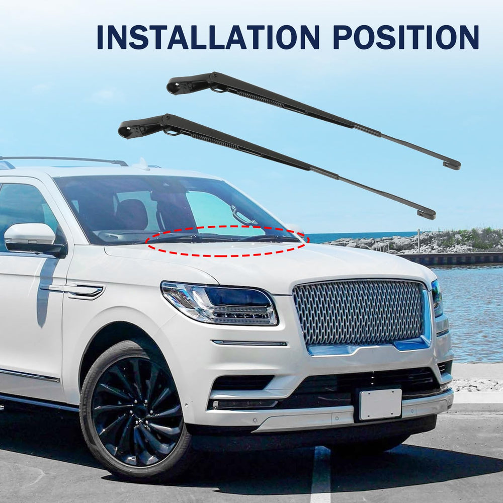 Nirakoka Lobo front wiper arm supports precise alignment and consistent wiping