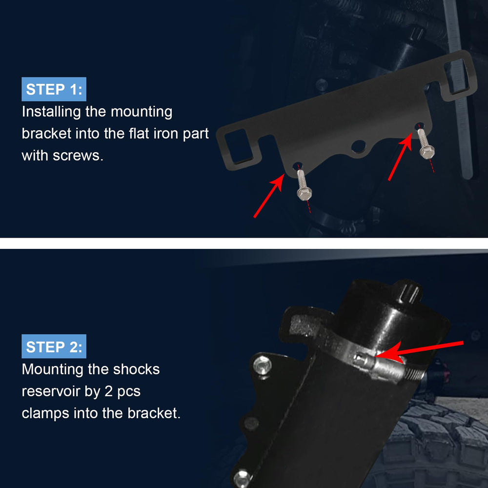 Universal fit demonstration by Nirakoka bracket for 2.0 or 2.5 reservoirs