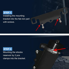 Universal fit demonstration by Nirakoka bracket for 2.0 or 2.5 reservoirs