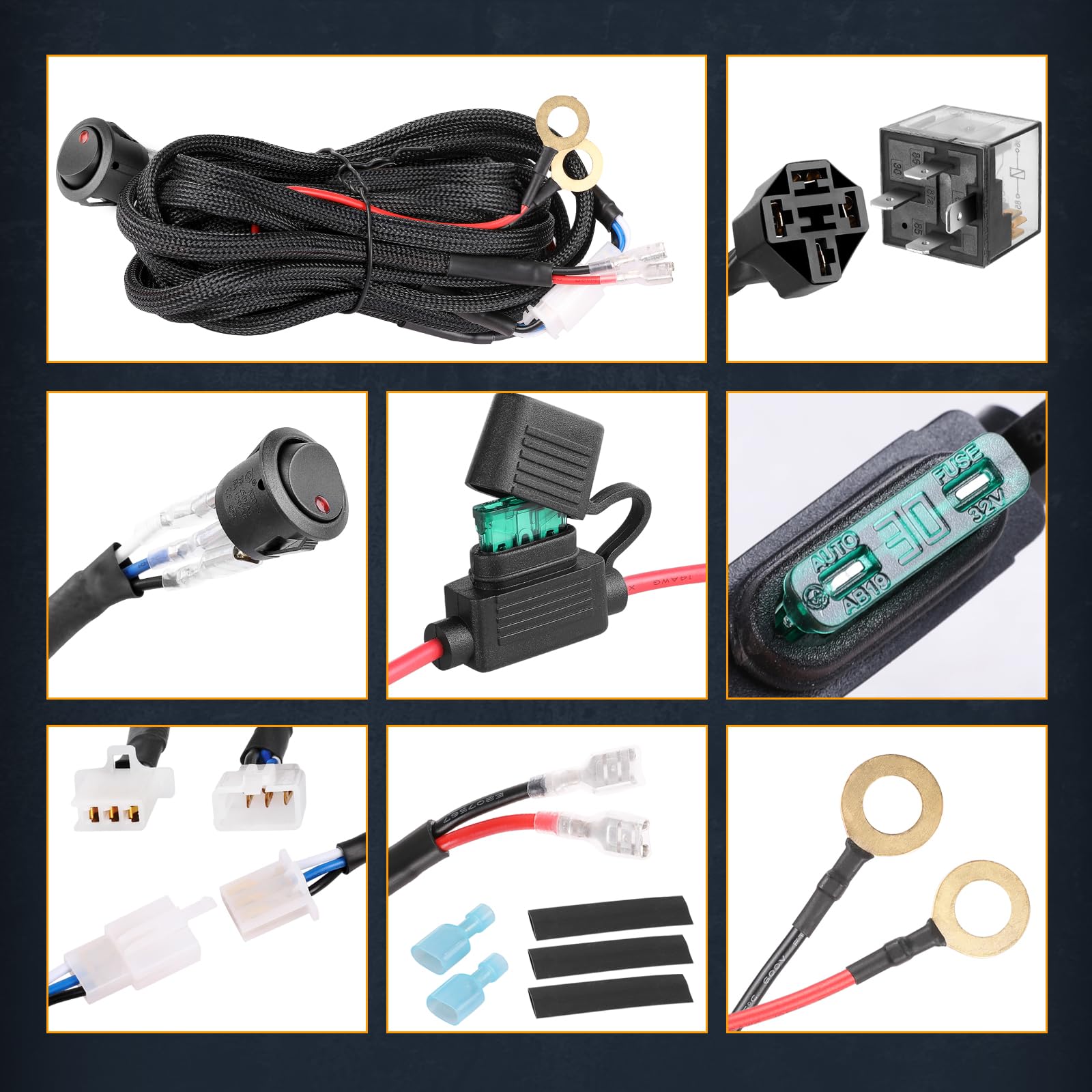 NR NIRIDER LED light-bar compatibility supports broad 12V use across vehicles.
