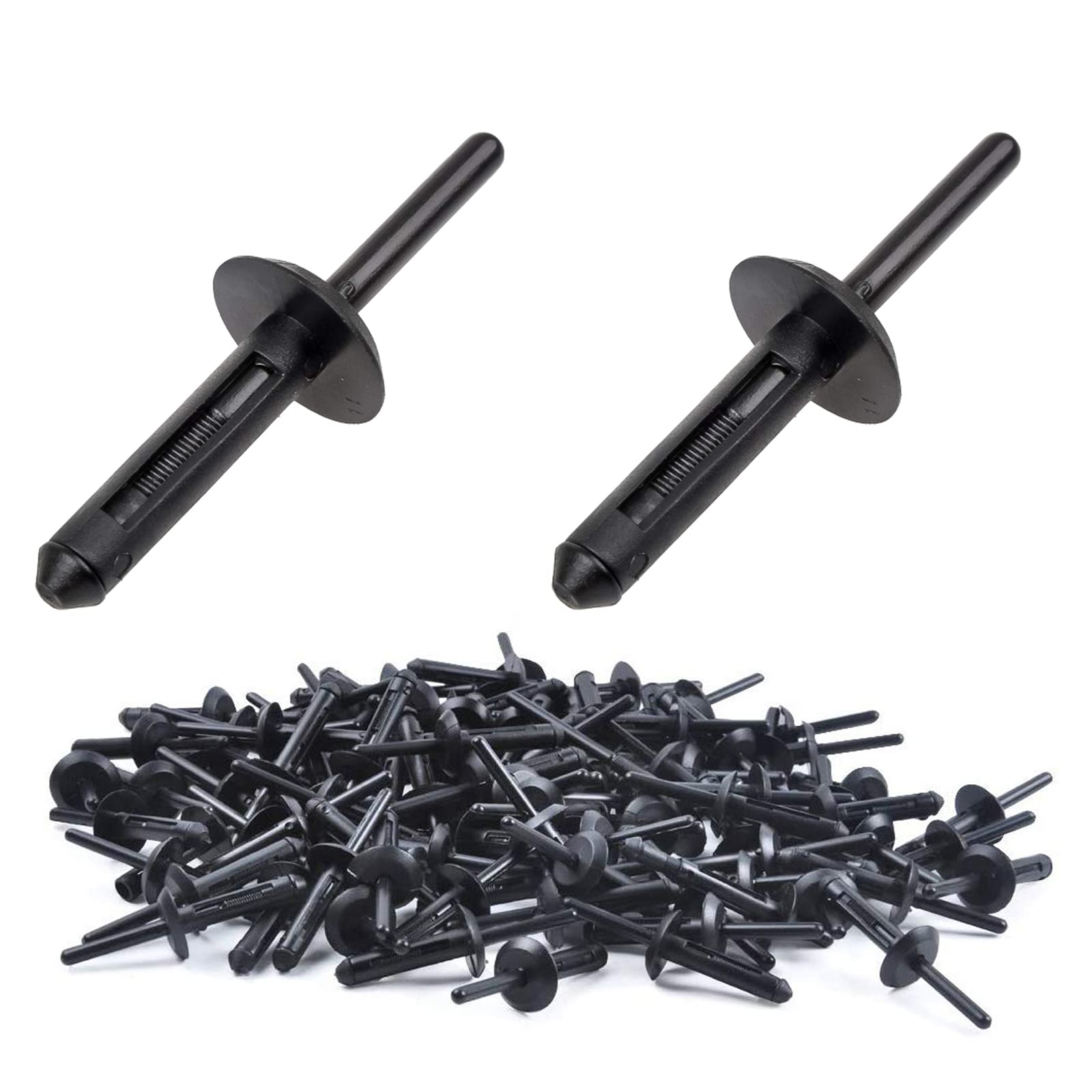 Niteguy 140pcs rivet clips kit for reliable fender and bumper mounting