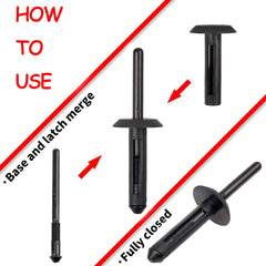Niteguy fender liner fasteners pack for secure auto panels