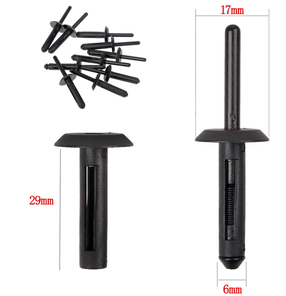 Niteguy pop rivet clips set for quick auto body repairs