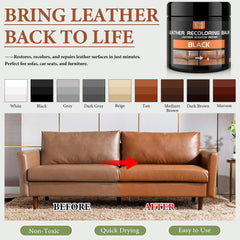 NIUB Balm being applied with a soft cloth to blend color on leather surface