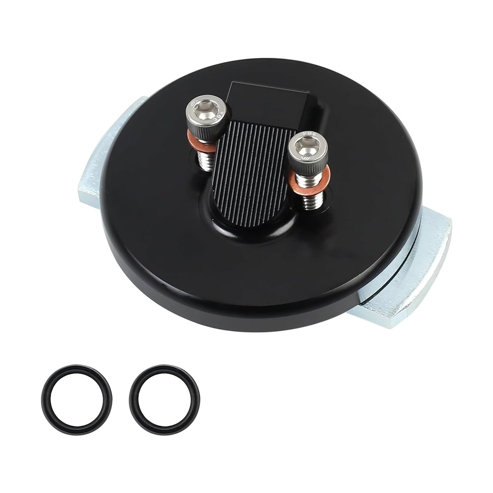 NIULPFZTK dipstick adapter kit close-up showing rugged build for Ford 7.3L Powerstroke