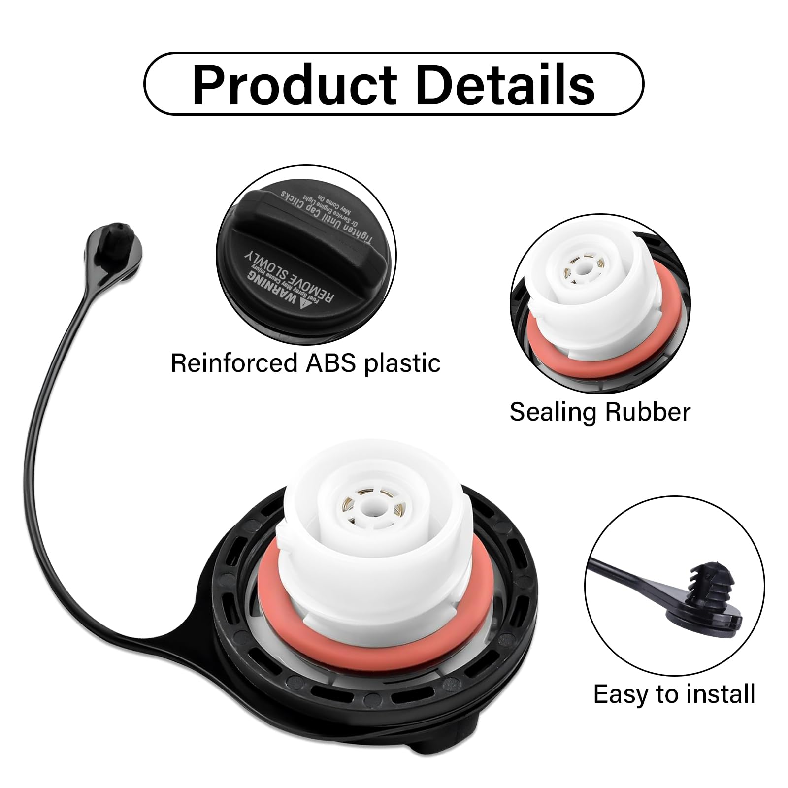 NIULPFZTK gas cap GS3L-42-250B close-up reveals reliable seals