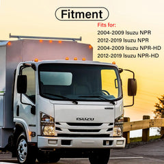 NIULPFZTK gas cap replacement for Isuzu NPR-NPR-HD, side view highlighting secure seal