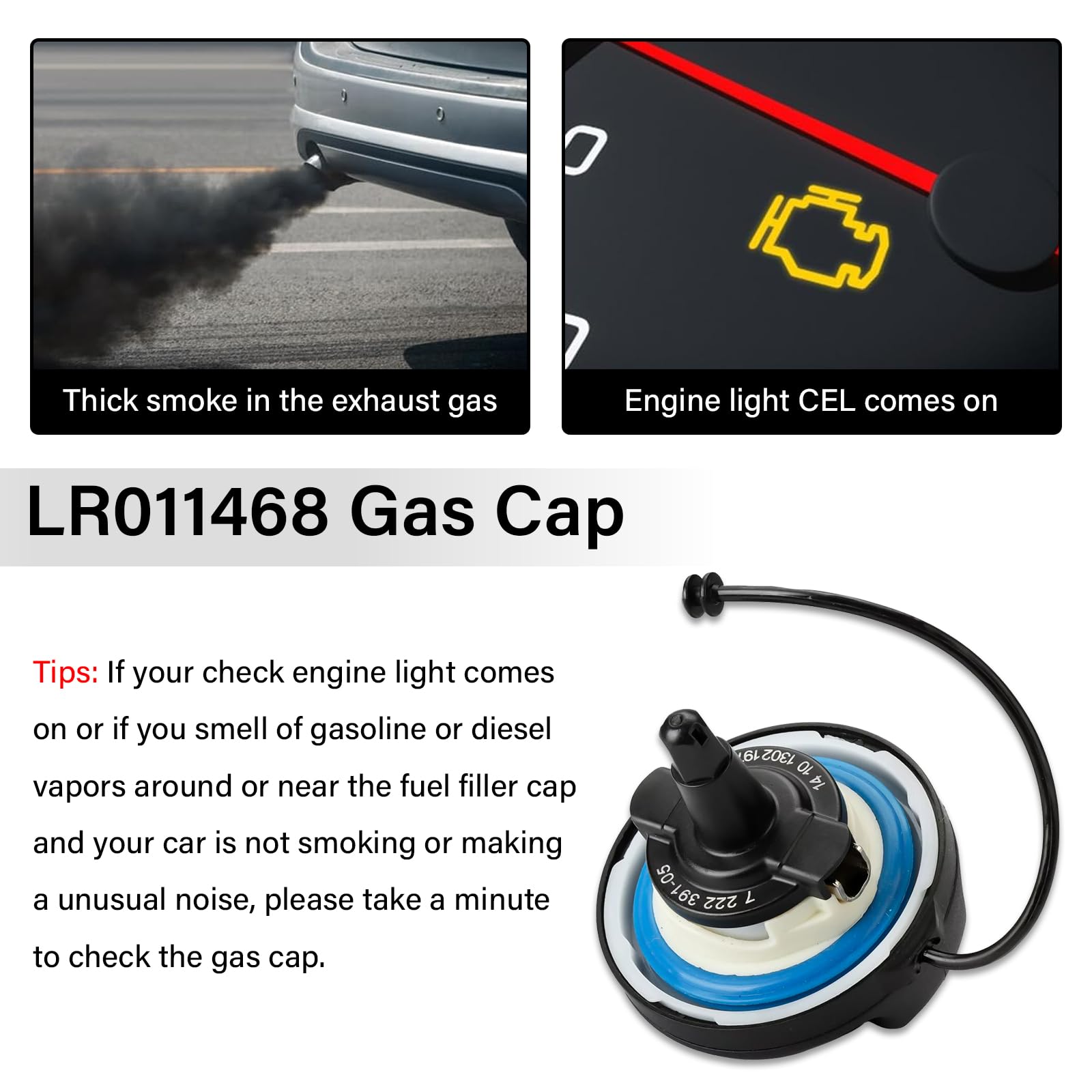 Gas cap NIULPFZTK offers easy installation with a click to secure fit