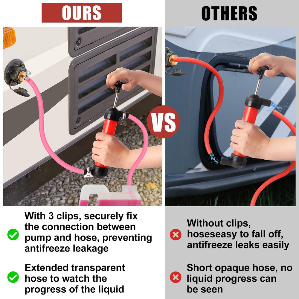 Niuyhe RV antifreeze siphon used for camper and boat winterization