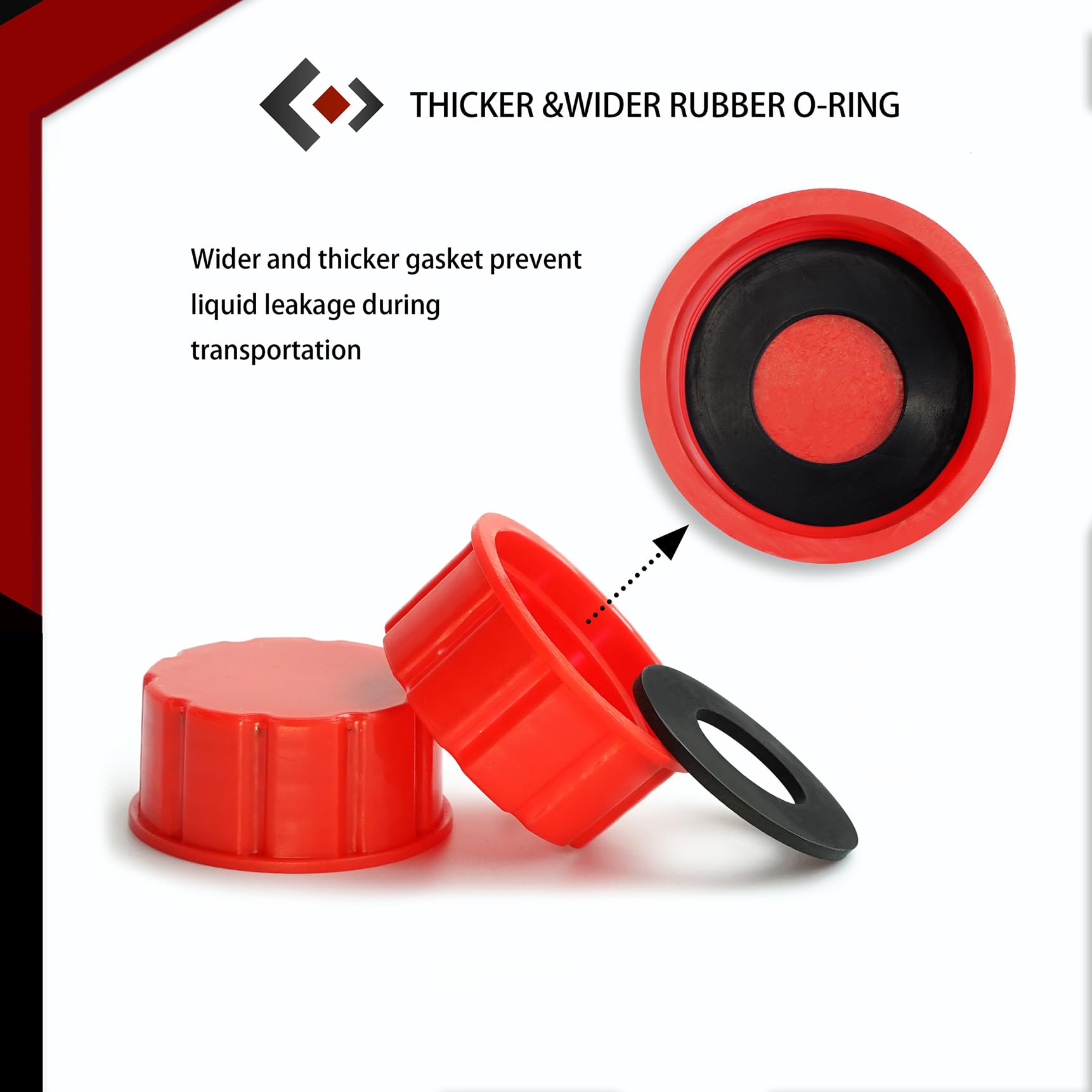 Niwicka replacement cap for gas cans enables easy, tool-free installation