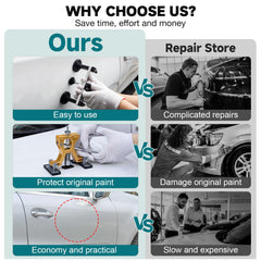 NJ FOREVER bridge dent puller providing controlled leverage for medium dents.