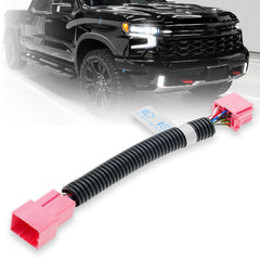 NJSBYL auto fog all-lights mod for Chevy Silverado 1500 enhances night visibility.