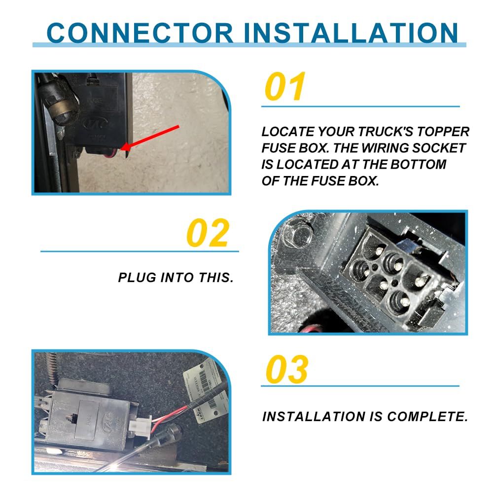 NJSBYL brake light wiring ready for quick installation and use.