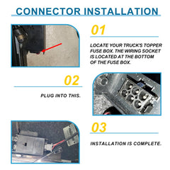 NJSBYL brake light wiring ready for quick installation and use.