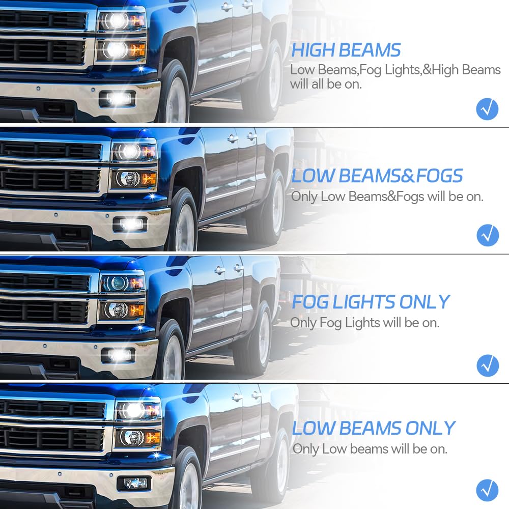 NJSBYL Low beams stay on when high beams are off for steady illumination.