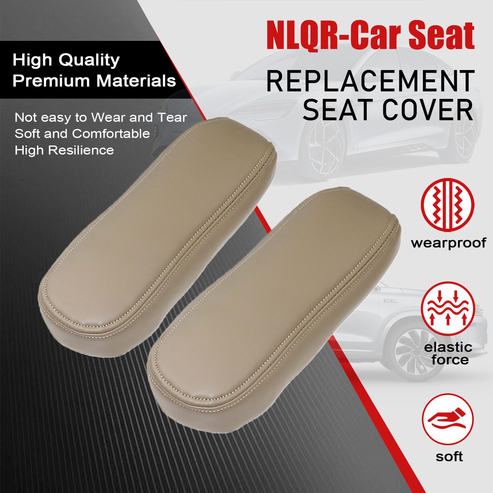 NLQR water-resistant armrest cover protects against spills during daily commutes.