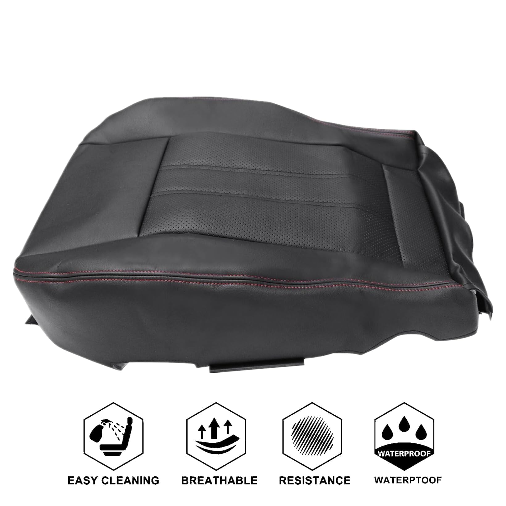 NLQR Chrysler Town and Country bottom seat cover blends with interior