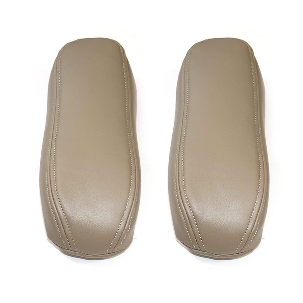 NLQR tan armrest covers come in a convenient 1-pair set for front seats.