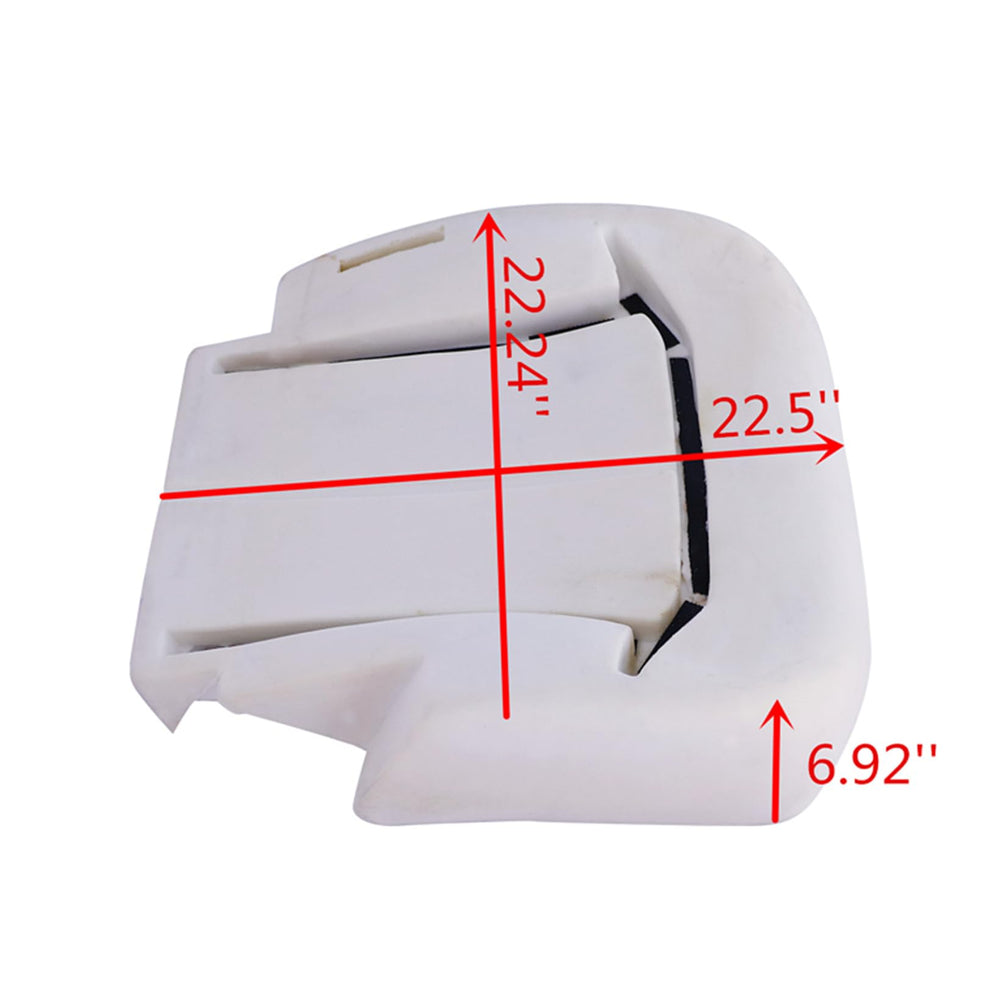 NLQR foam cushion close-up reveals dense, durable material for lasting comfort.